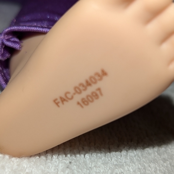 Adorable Doll with Pink Shirt and Purple Pants - Picture 4 of 7